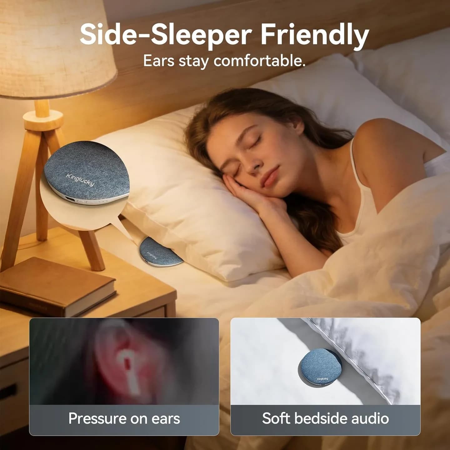 Kinglucky X50 pillow speaker for bedtime audio