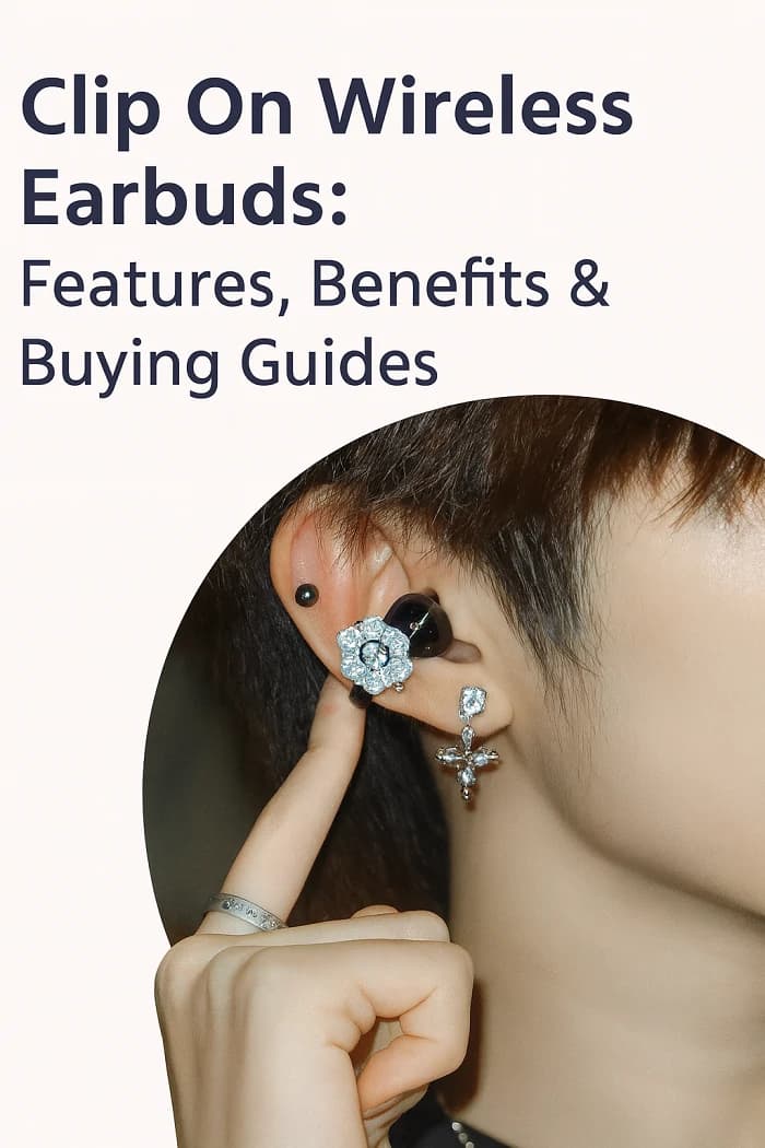 Clip On Wireless Earbuds