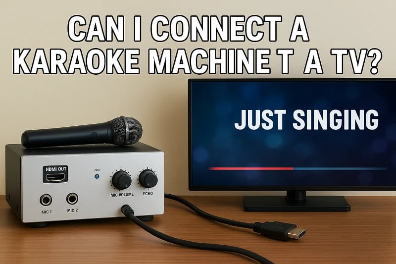 Can I Connect a Karaoke Machine to a TV
