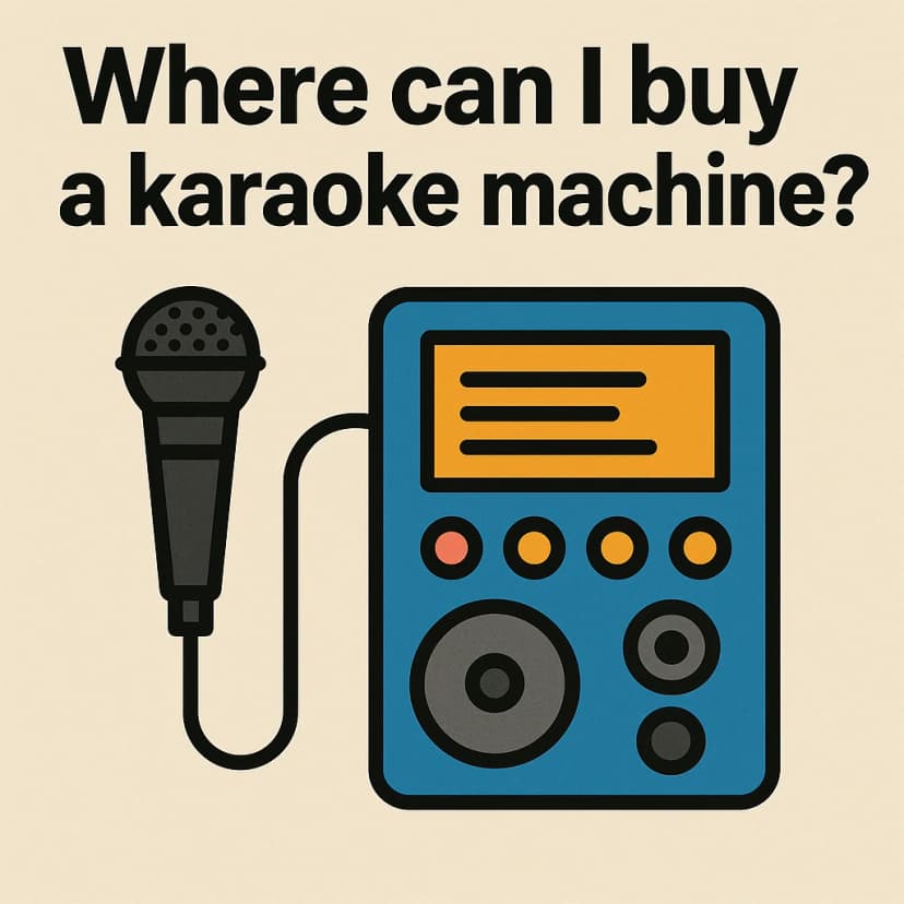 Where Can I Buy a Karaoke Machine