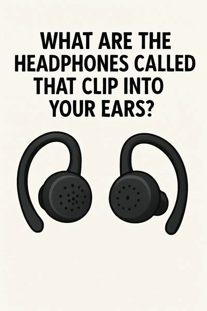 What Are the Headphones Called That Clip Into Your Ears