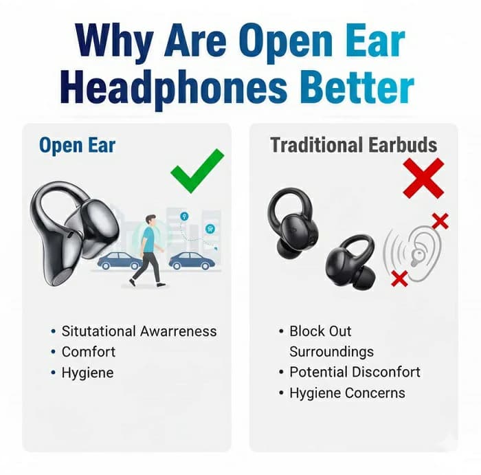 Why Are Open Ear Headphones Better? Complete Guide