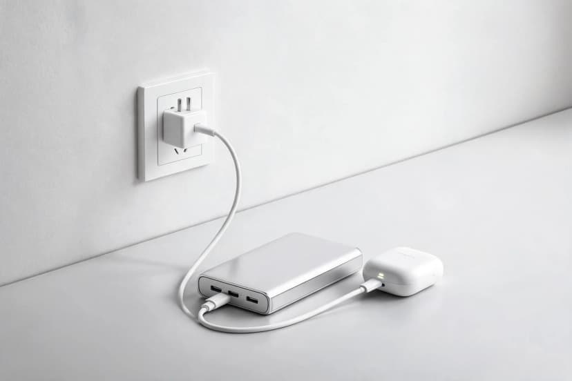 So laden Sie eine Powerbank (tragbares Ladegerät) richtig auf