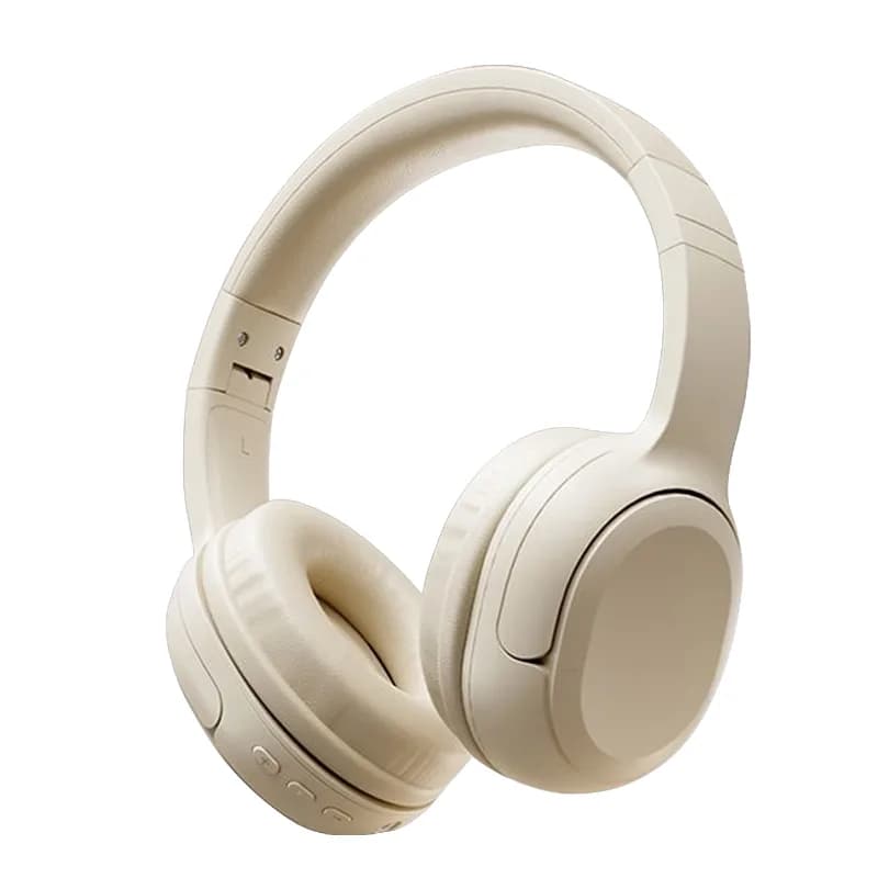 Kinglucky A5 Over-Ear Open-Back Headphones in white, front view