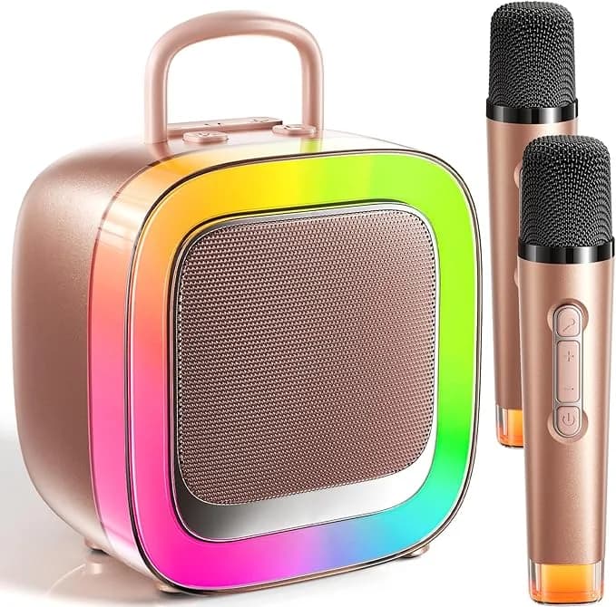 Kinglucky K88 Kids Karaoke Machine, front view 3