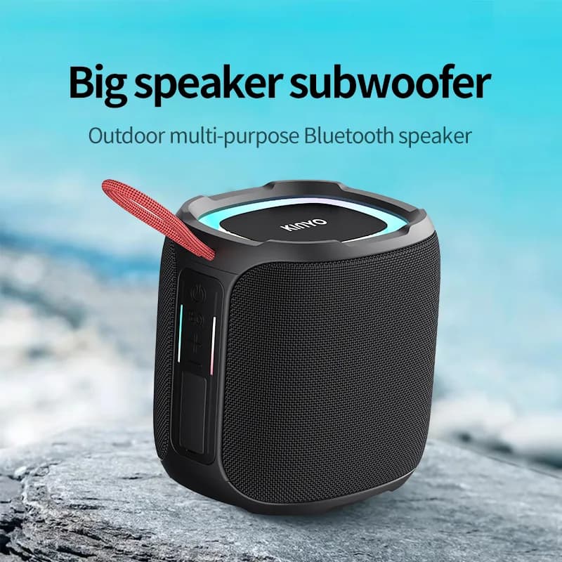 Kinglucky K50 Bluetooth Water Resistant Wireless Speaker, in use 1