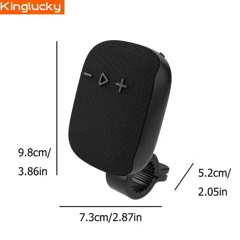 Kinglucky K2 Portable Wireless Speaker for Bike, front view 2