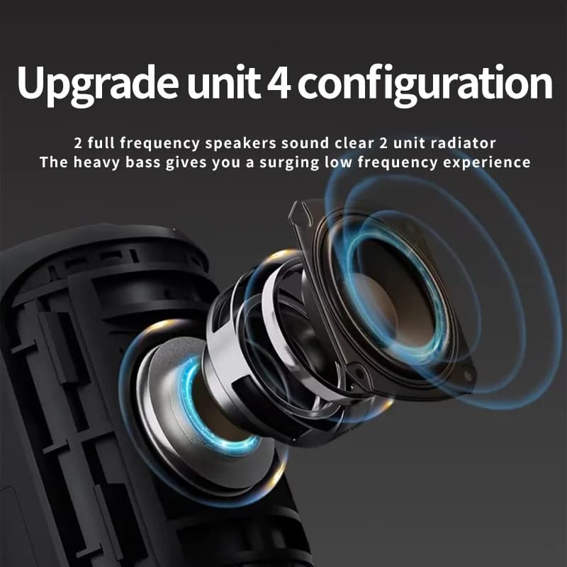 Kinglucky K50 Bluetooth Water Resistant Wireless Speaker, package contents 1