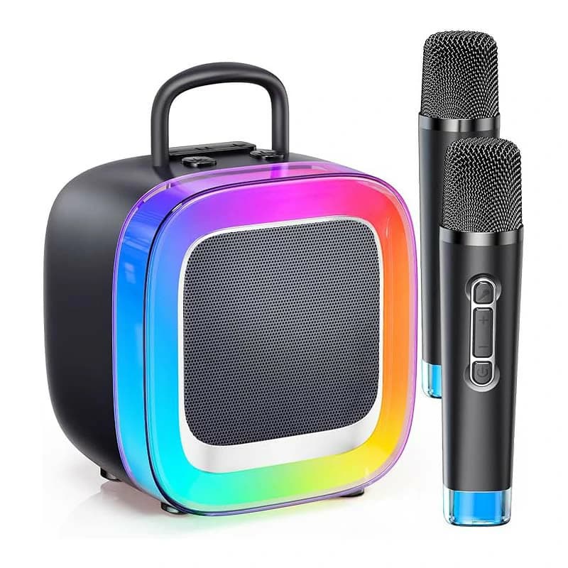 Kinglucky K88 Kids Karaoke Machine, back view 2