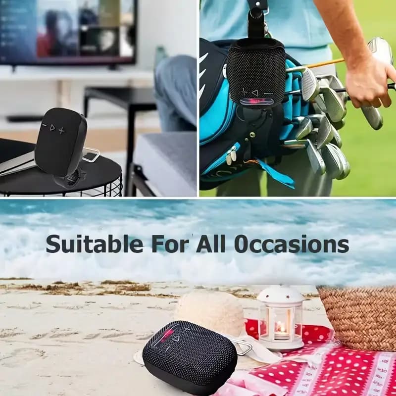 Kinglucky K2 Portable Wireless Speaker for Bike, in use 1