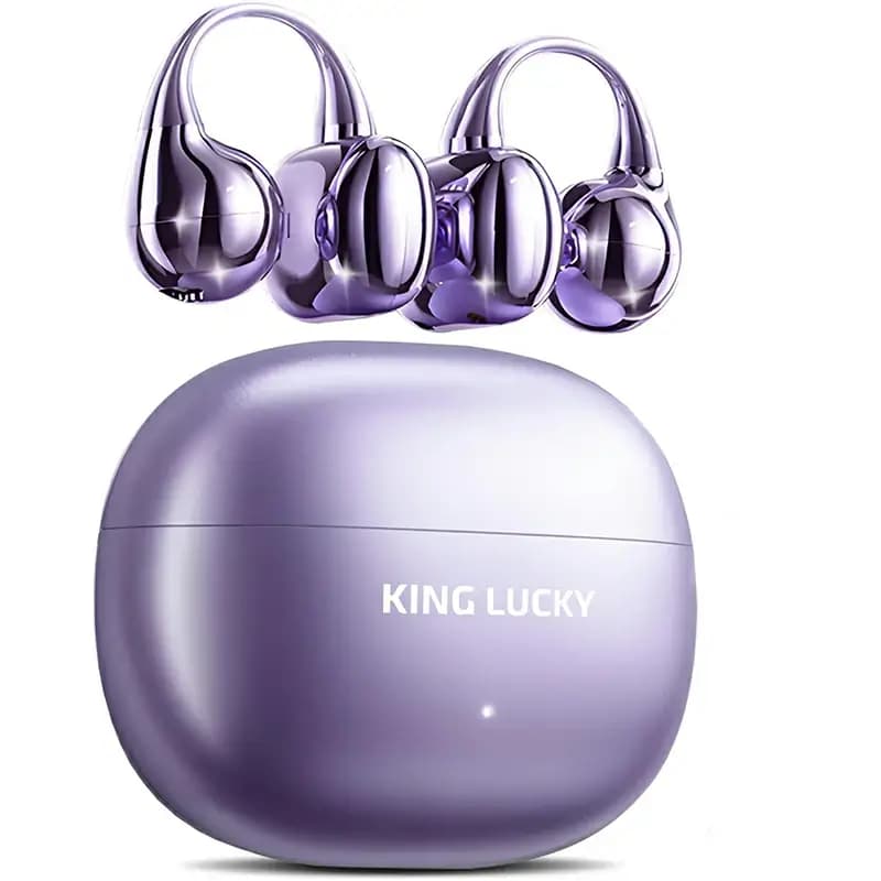 Kinglucky i121 Clip On Earbuds, back view 3