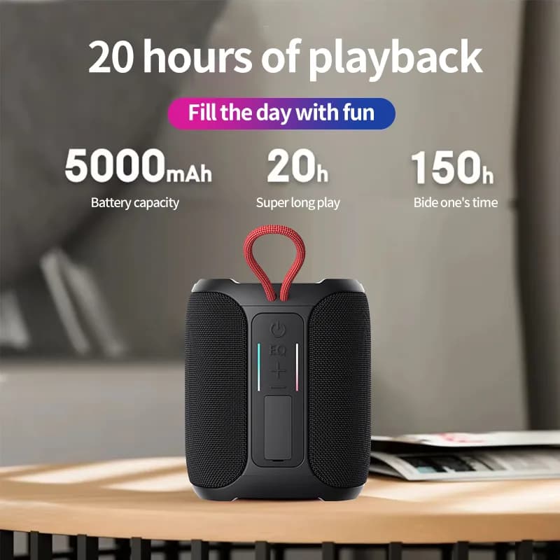 Kinglucky K50 Bluetooth Water Resistant Wireless Speaker, detail view 1