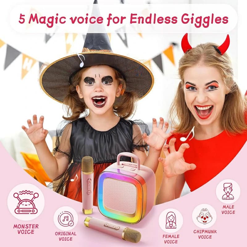 Kinglucky K88 Pink Karaoke Machine