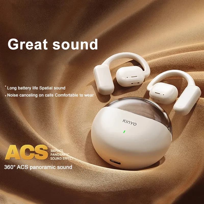Kinglucky i27 Best Open Ear Headphones, back view 1