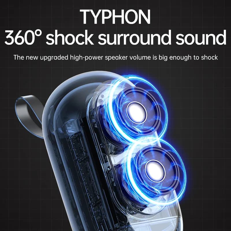 Kinglucky K28 Best Portable Karaoke Machine, back view 1