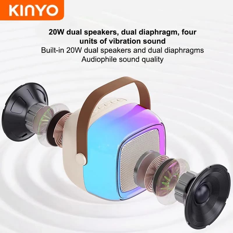 Kinglucky K35 Portable Mini Karaoke Machine, detail view 1
