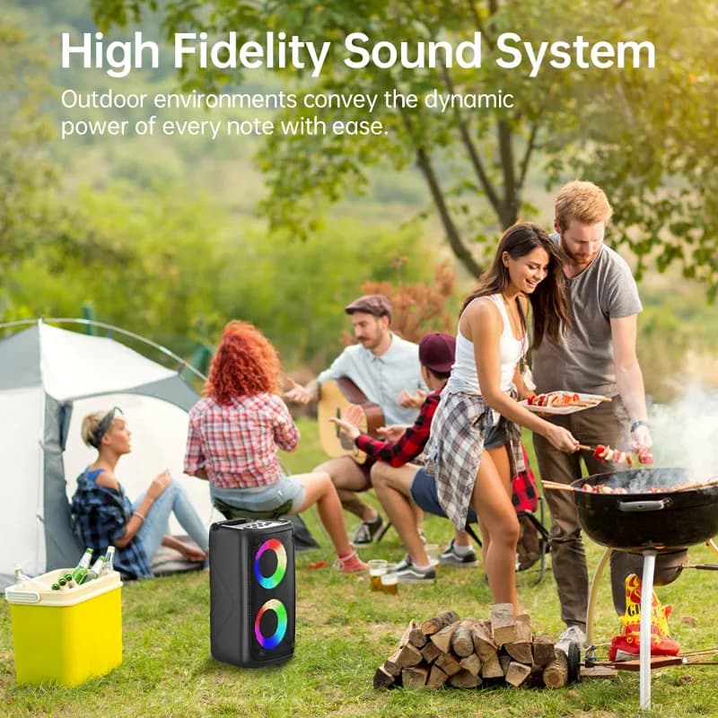 Kinglucky 2301 Bluetooth Party Speaker, detail view 1