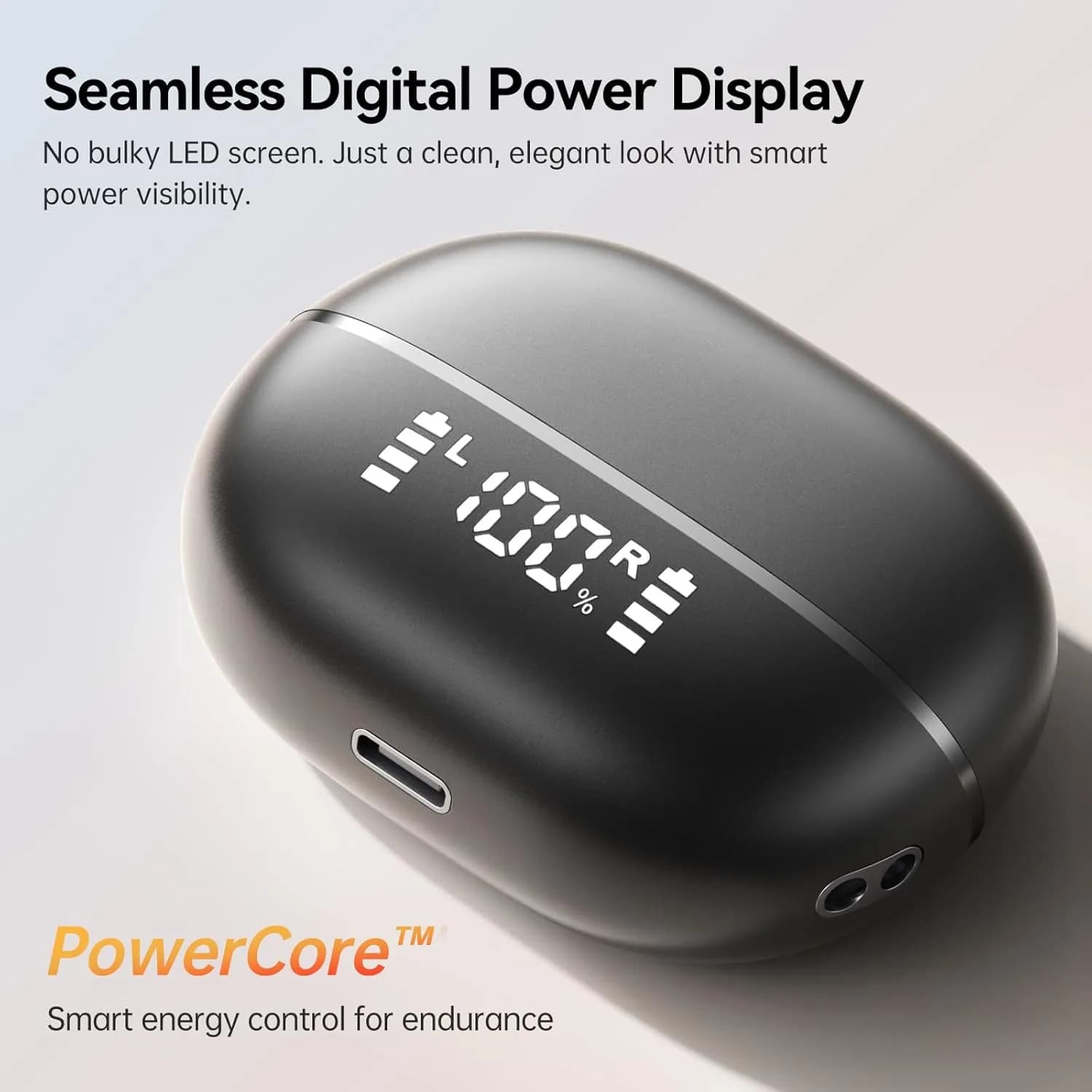Kinglucky A20 Open-Ear Clip-On Earbuds, back view 1