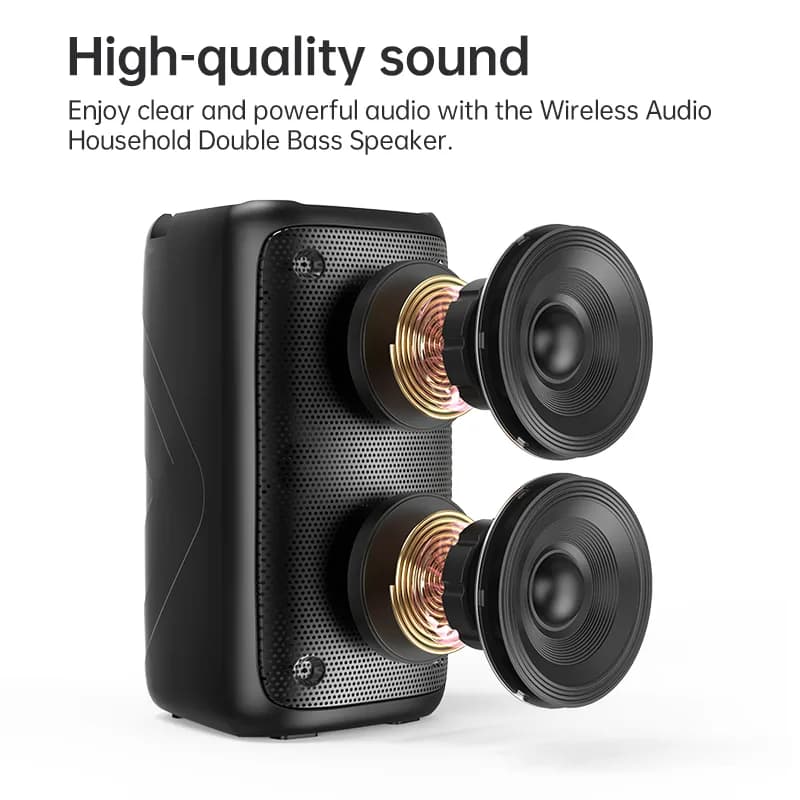 Kinglucky 2301 Bluetooth Party Speaker, side view 1
